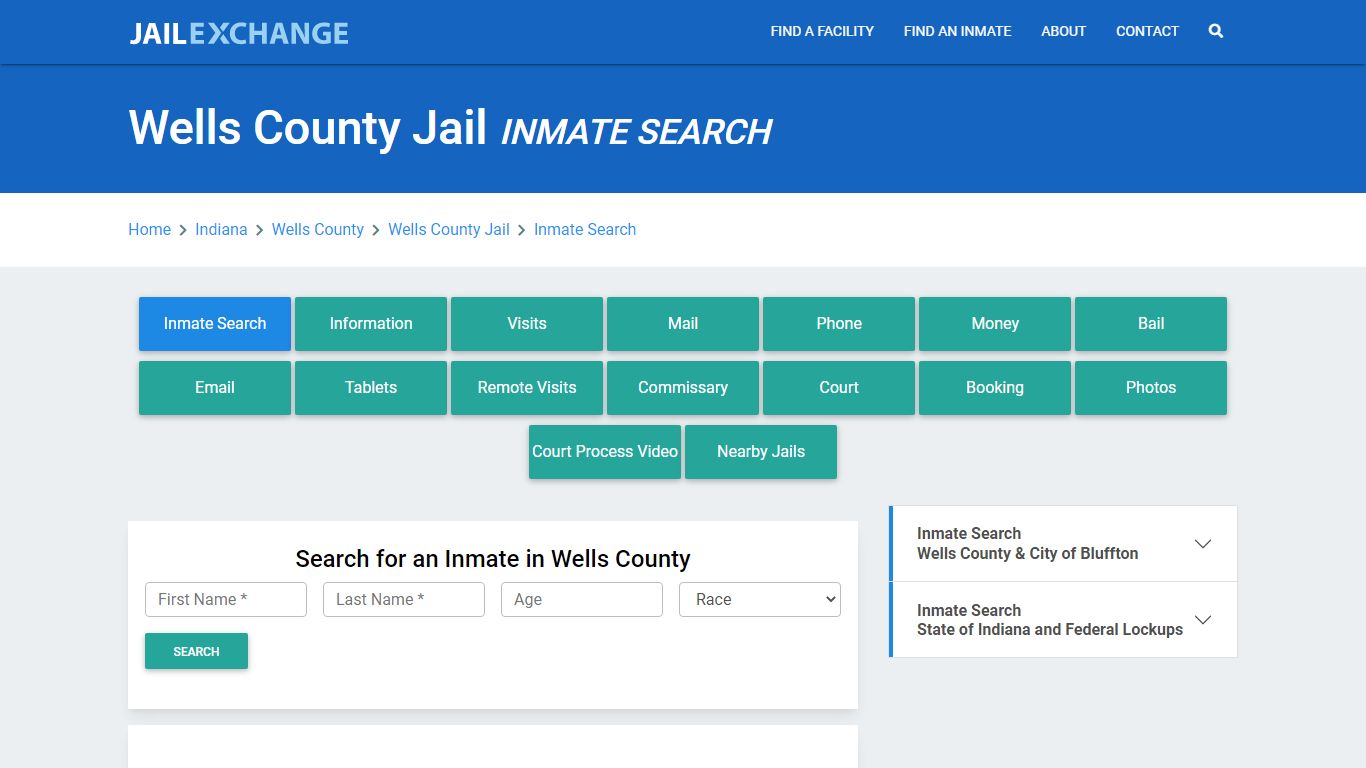 Wells County Jail, IN Inmate Search: Roster & Mugshots - Jail Exchange